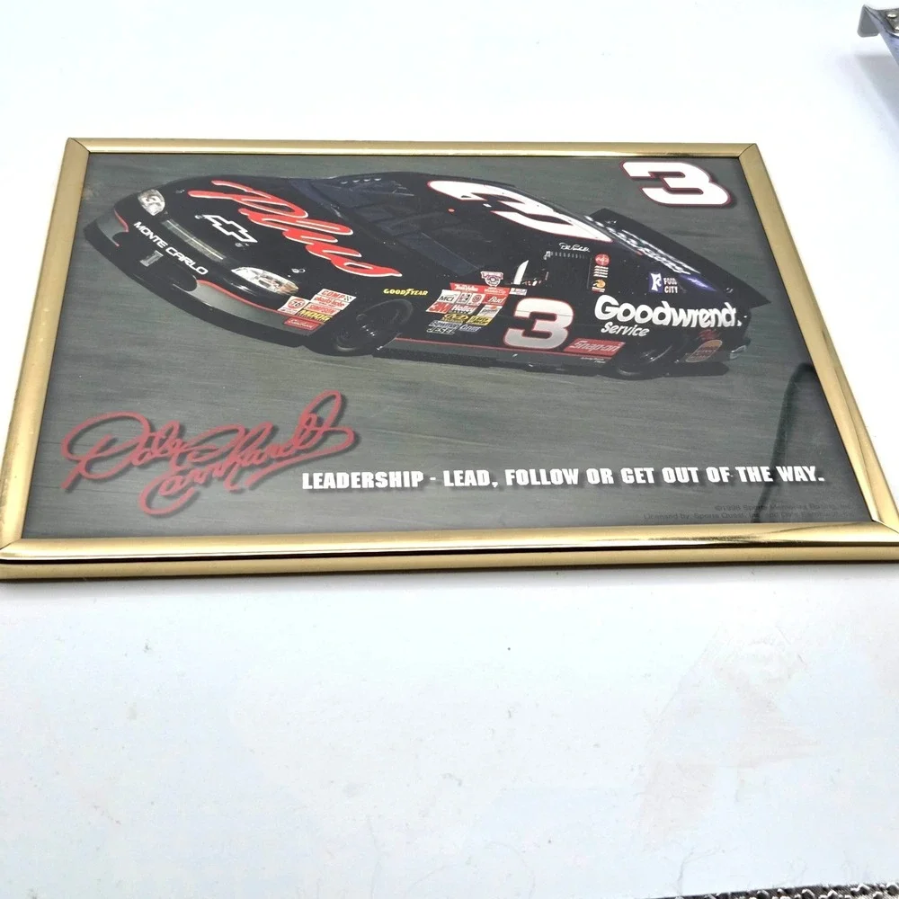 Dale Earnhardt #3‎ The Intimidator Lot Of  Four Framed 8 x 10 Pictures NASCAR